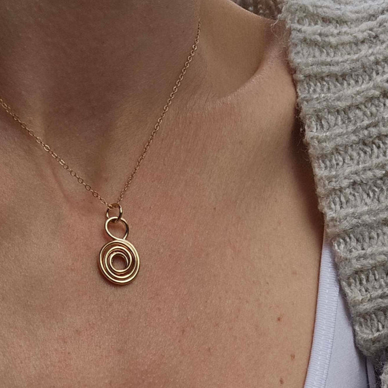 Gratitude Necklace | Sterling Silver or 14K Gold Filled