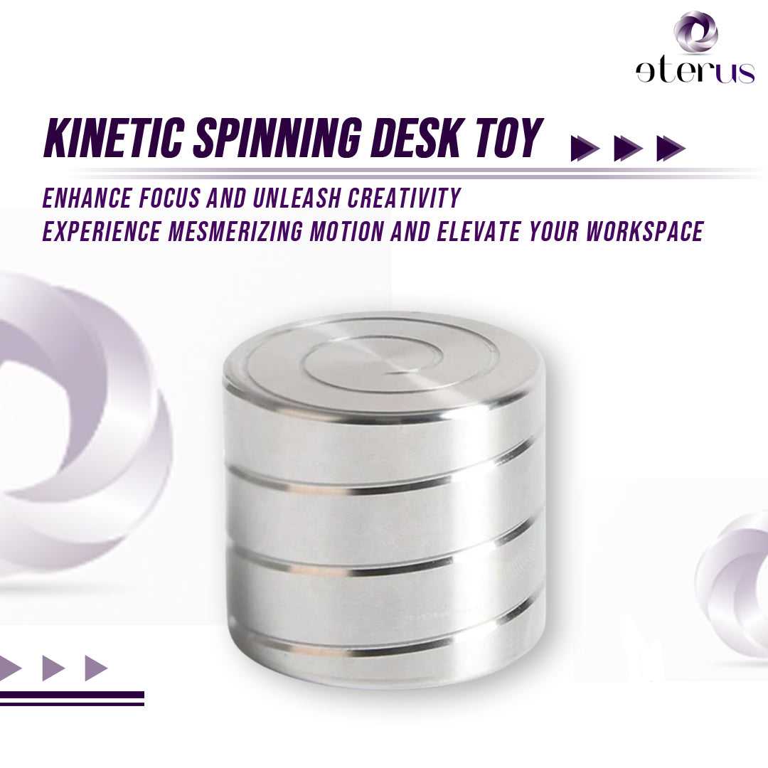 Kinetic Spinning Desk Toy | Stainless Steel