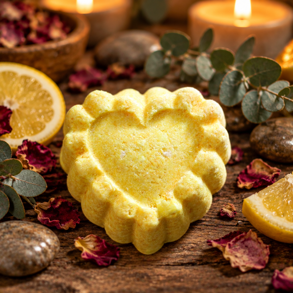 Lemon Rose Natural Bubble Bomb | 4.7 oz