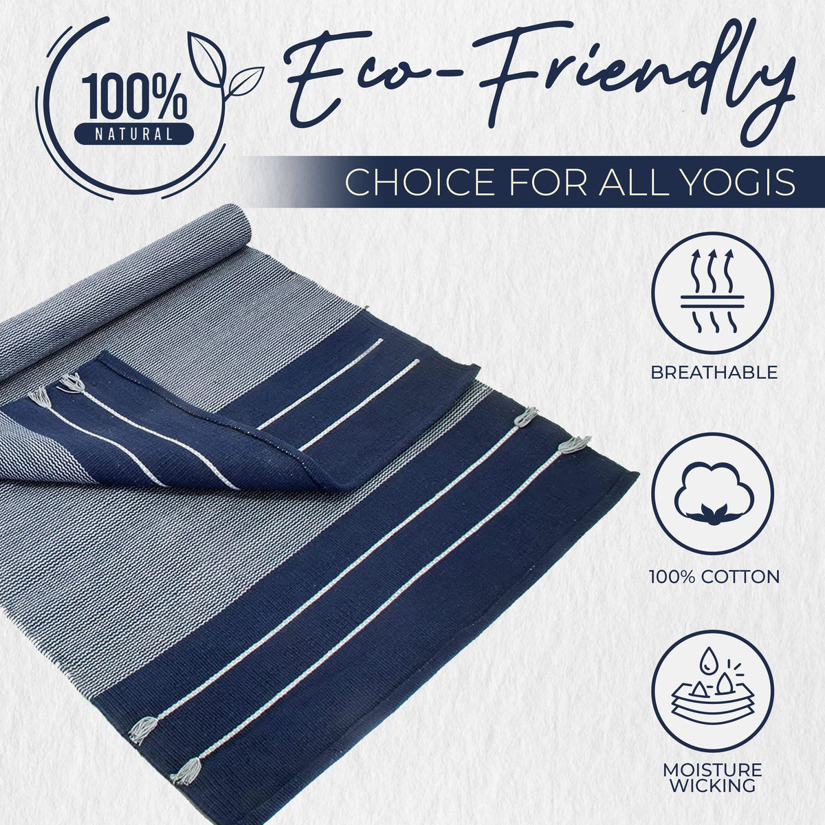 Handmade Cotton Yoga Mat