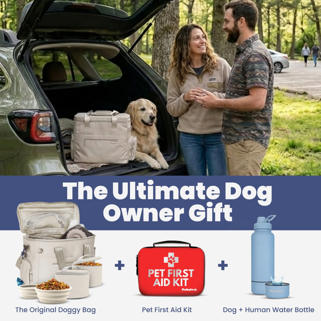 The Original Doggy Bag® Dog Travel Bag & Feeding Set