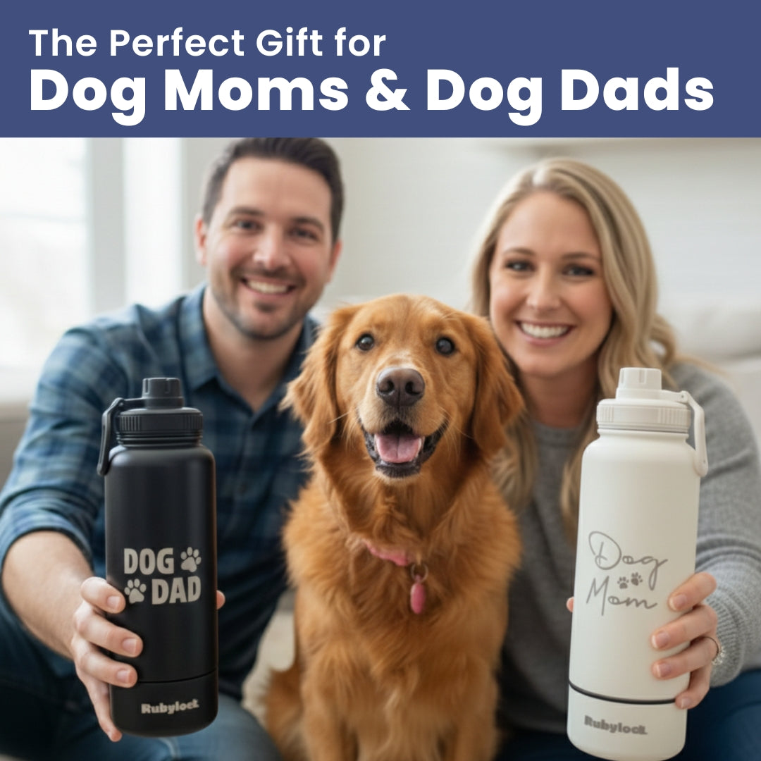 2-in-1 Dog + Human Water Bottle with Detachable Dog Bowl