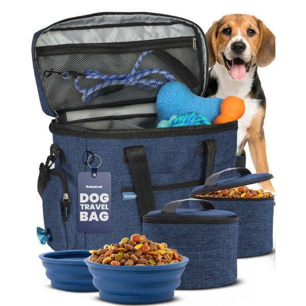The Original Doggy Bag® Dog Travel Bag & Feeding Set