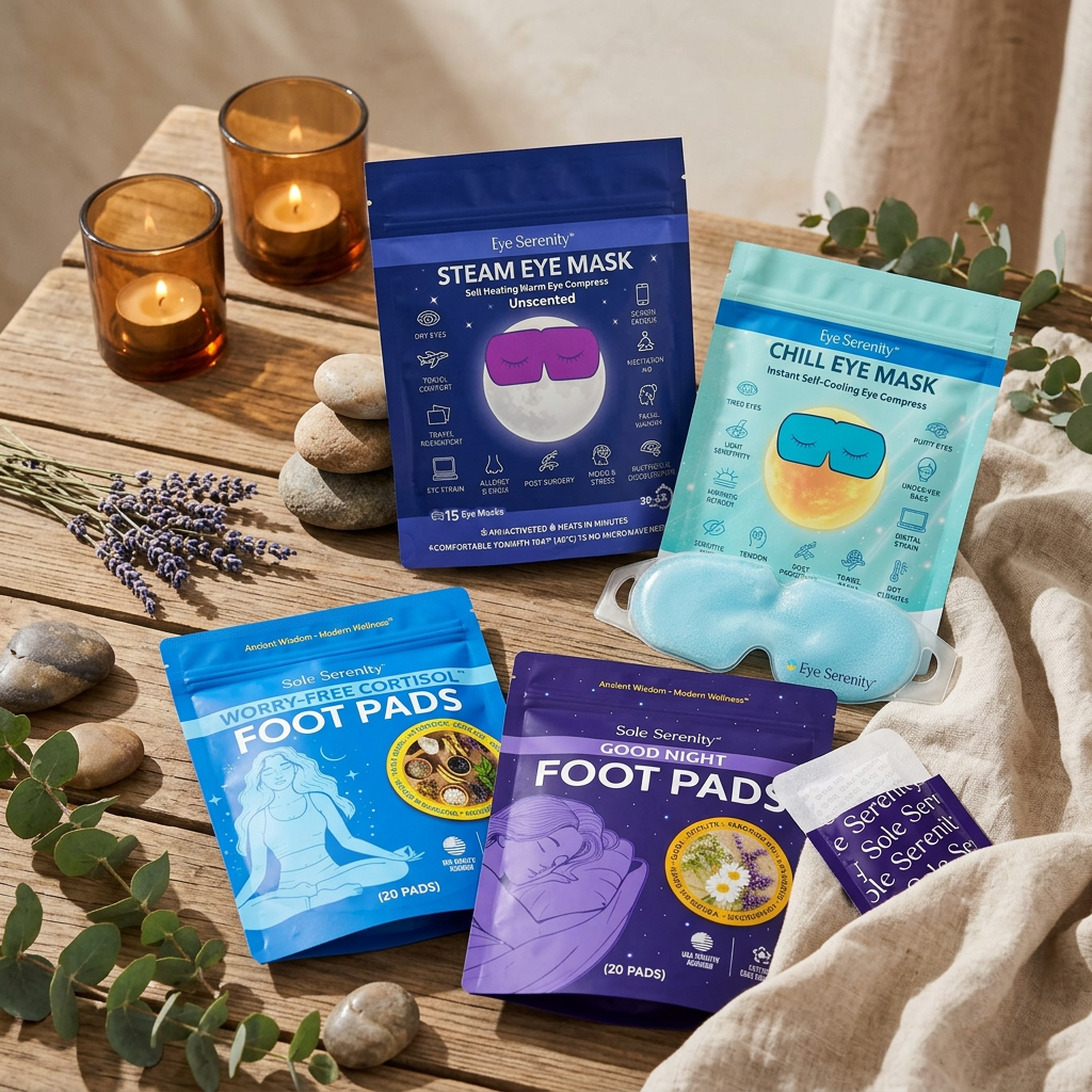 Midlife Sleep & Calm Kit | Eye Masks & Foot Pads