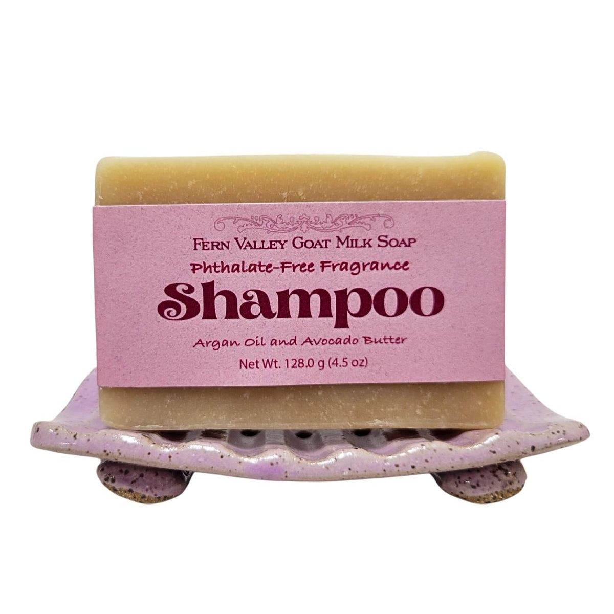 Handmade Goat Milk Shampoo Bar Argan Oil & Avocado Butter