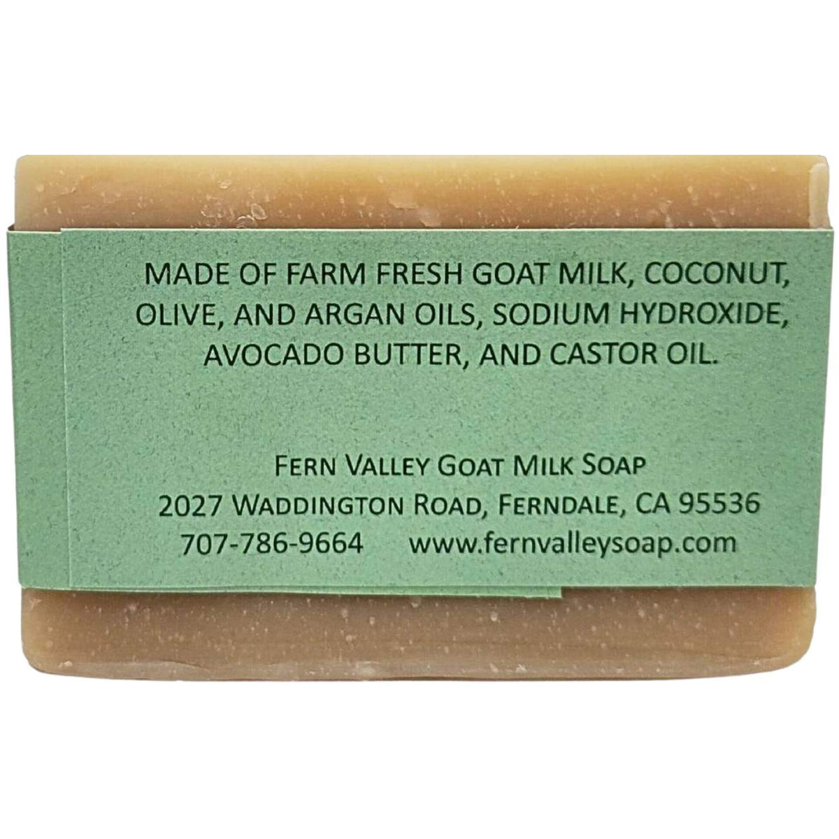 Fragrance-Free Goat Milk Shampoo Bar with Argan Oil & Avocado Butter