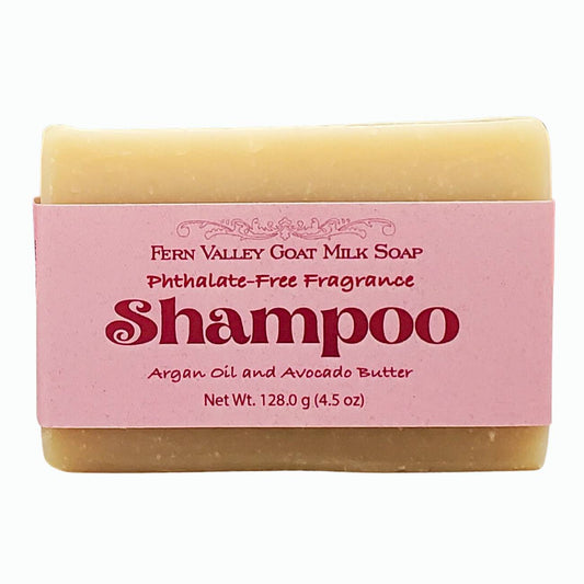 Handmade Goat Milk Shampoo Bar Argan Oil & Avocado Butter