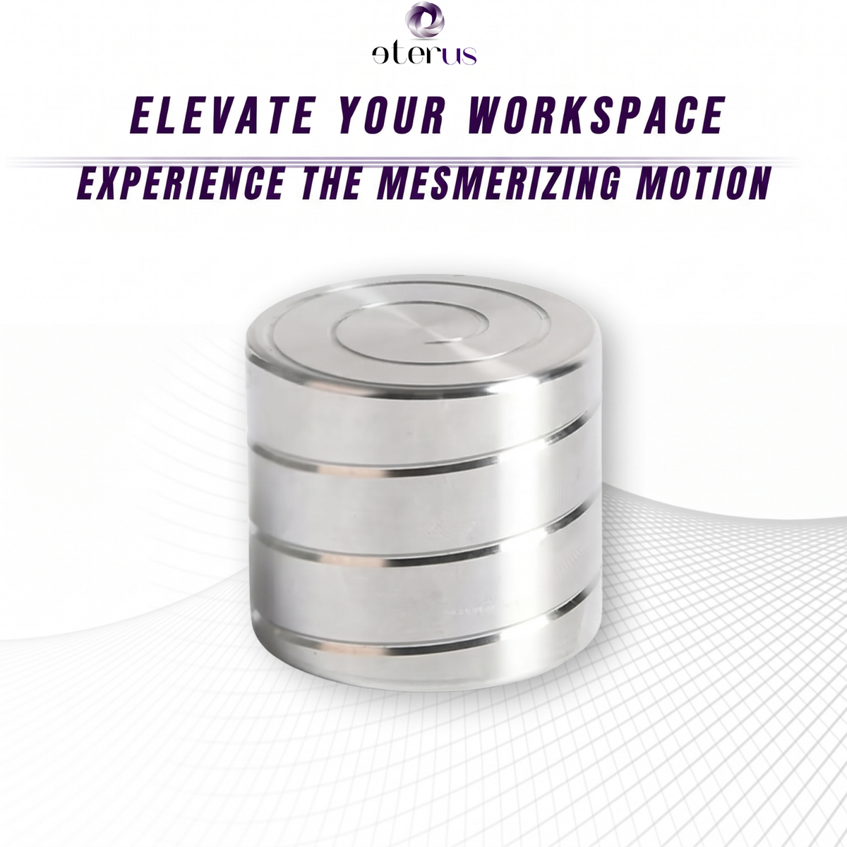 Kinetic Spinning Desk Toy | Stainless Steel
