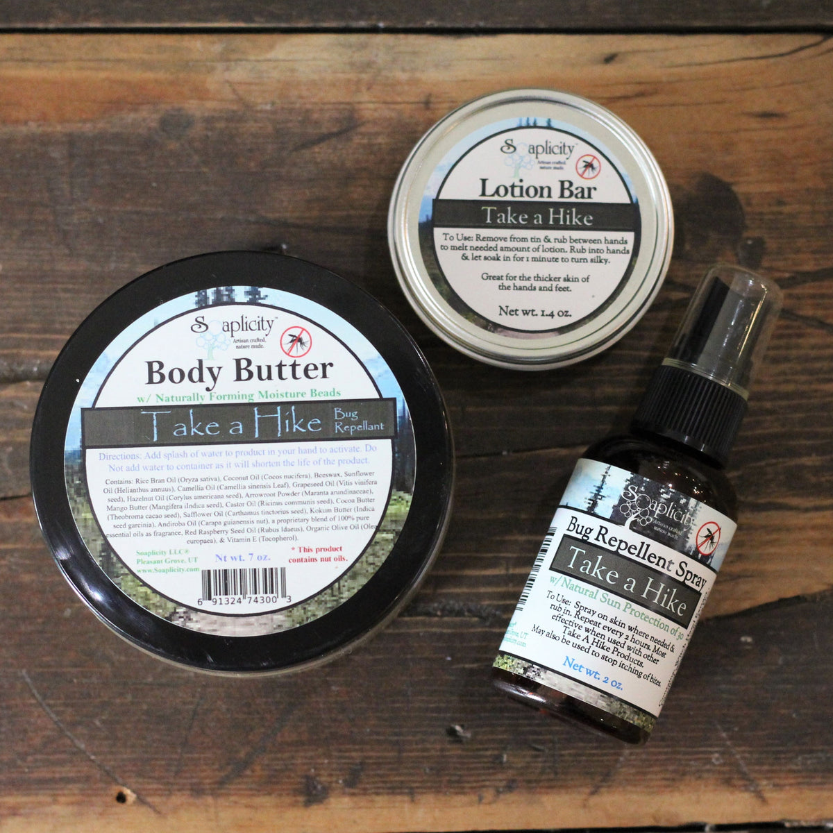 Take A Hike Insect Repellent Packs | 3- & 4-Piece Sets