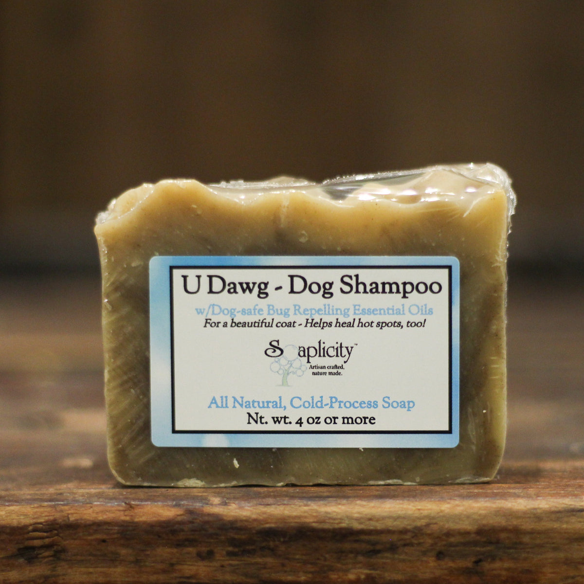 U Dawg Dog Shampoo Bar | Handcrafted, 4 oz+