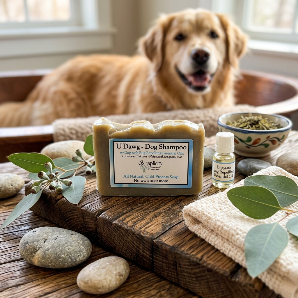 U Dawg Dog Shampoo Bar | Handcrafted, 4 oz+