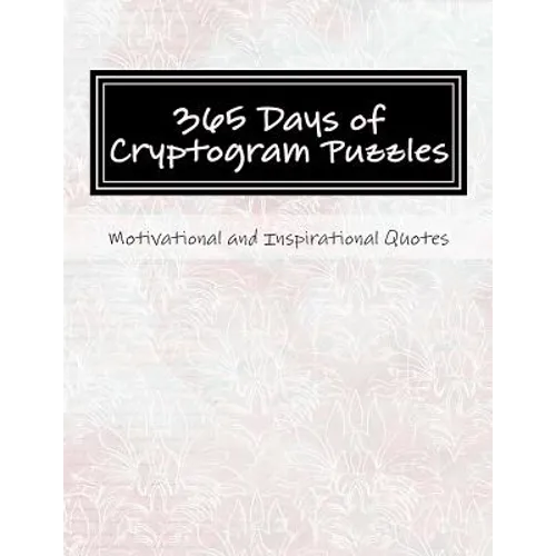365 Large-Print Cryptograms