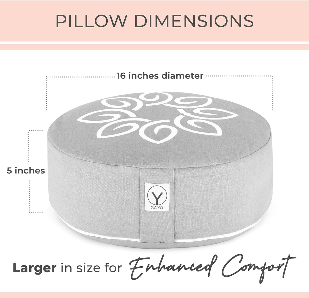 Buckwheat Meditation Cushion Set