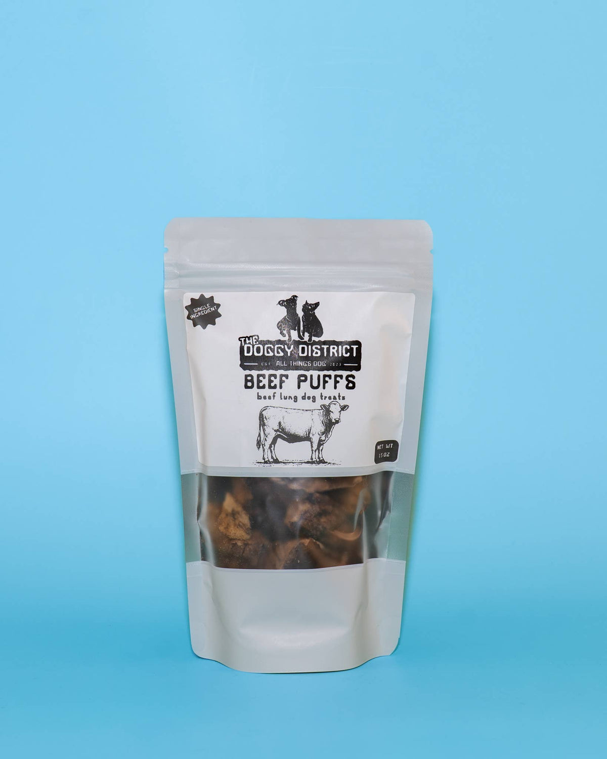 Beef Puffs Beef Lung Dog Treats - Made in USA