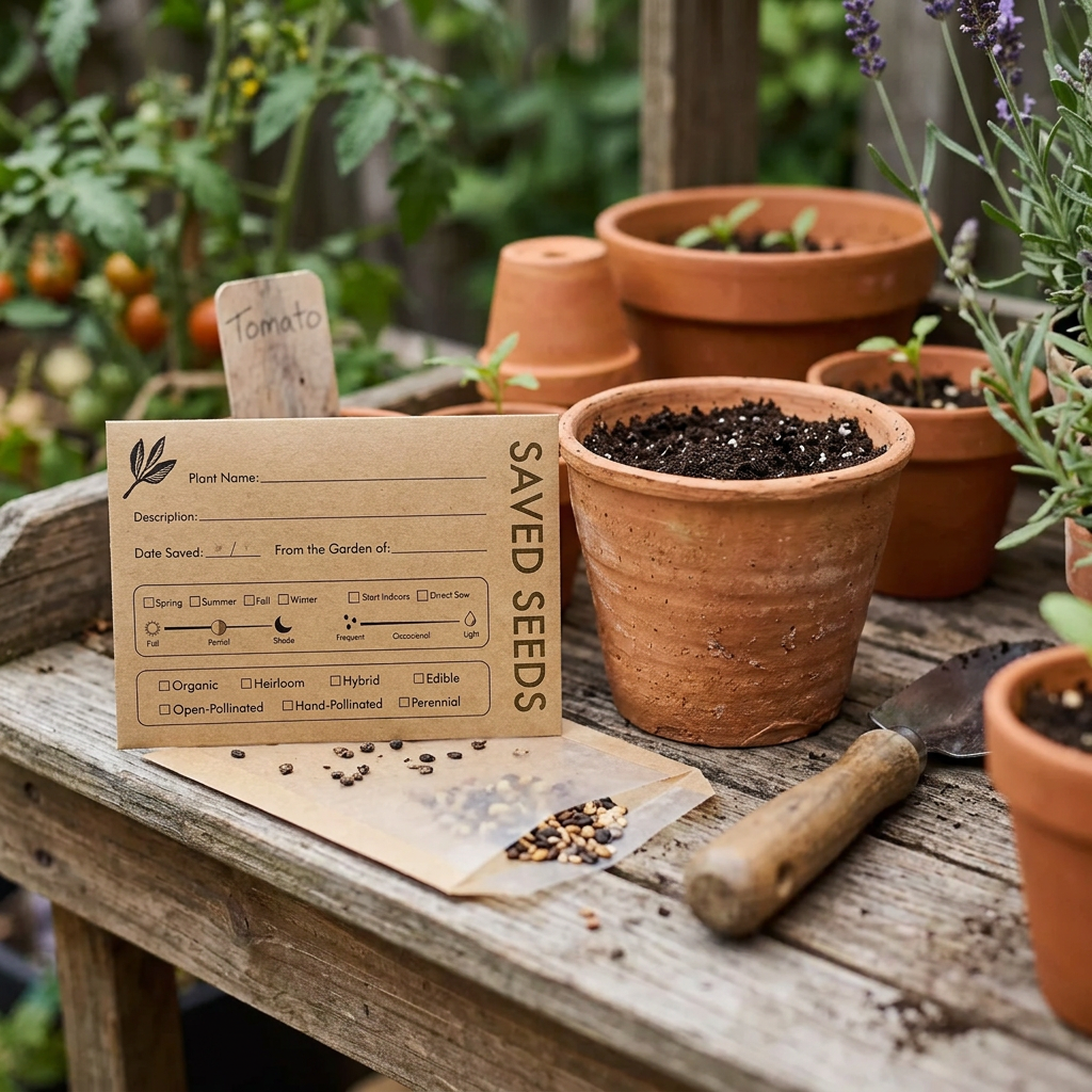 Seed Saving Envelopes | Set of 6