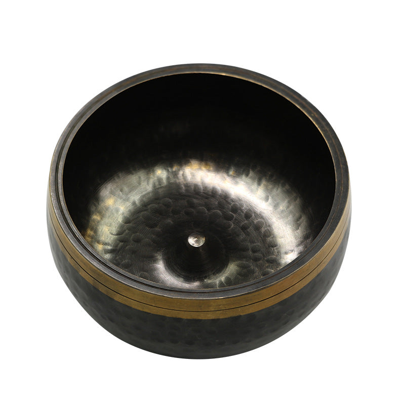 Black & Gold Singing Bowl Set