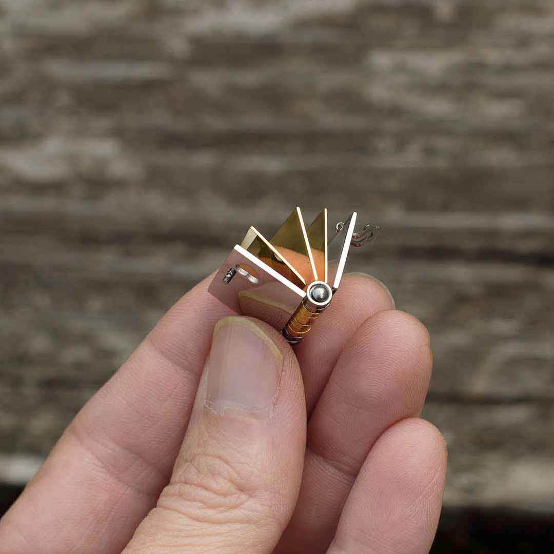 Tiny Book Pendant Necklace with Pages