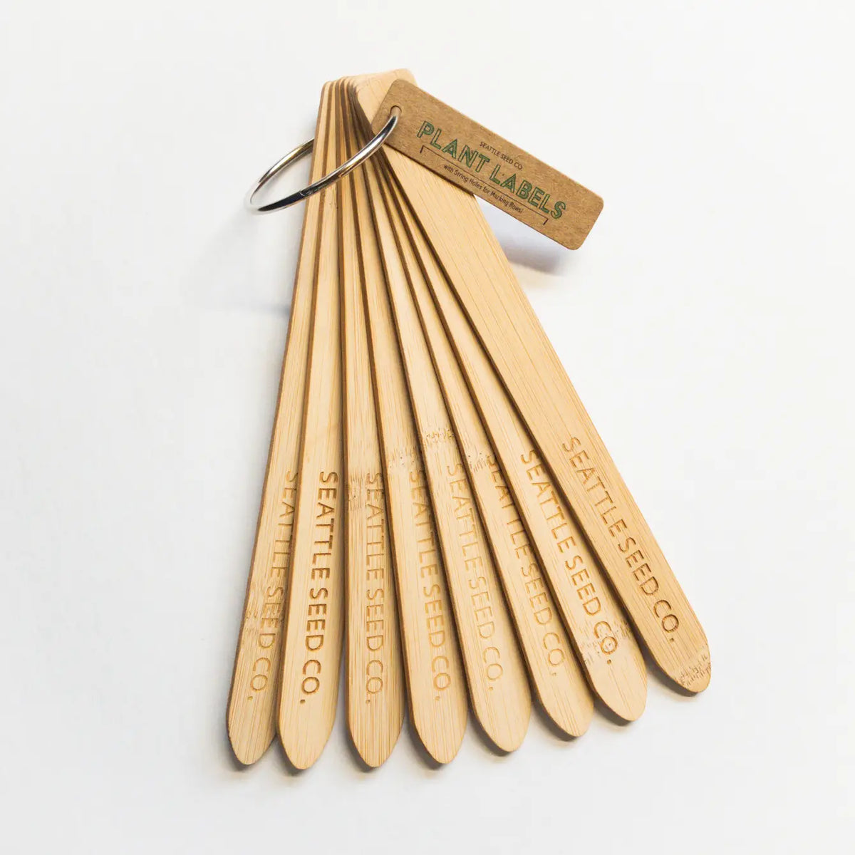 Bamboo Plant Labels | Set of 8 Garden Stakes