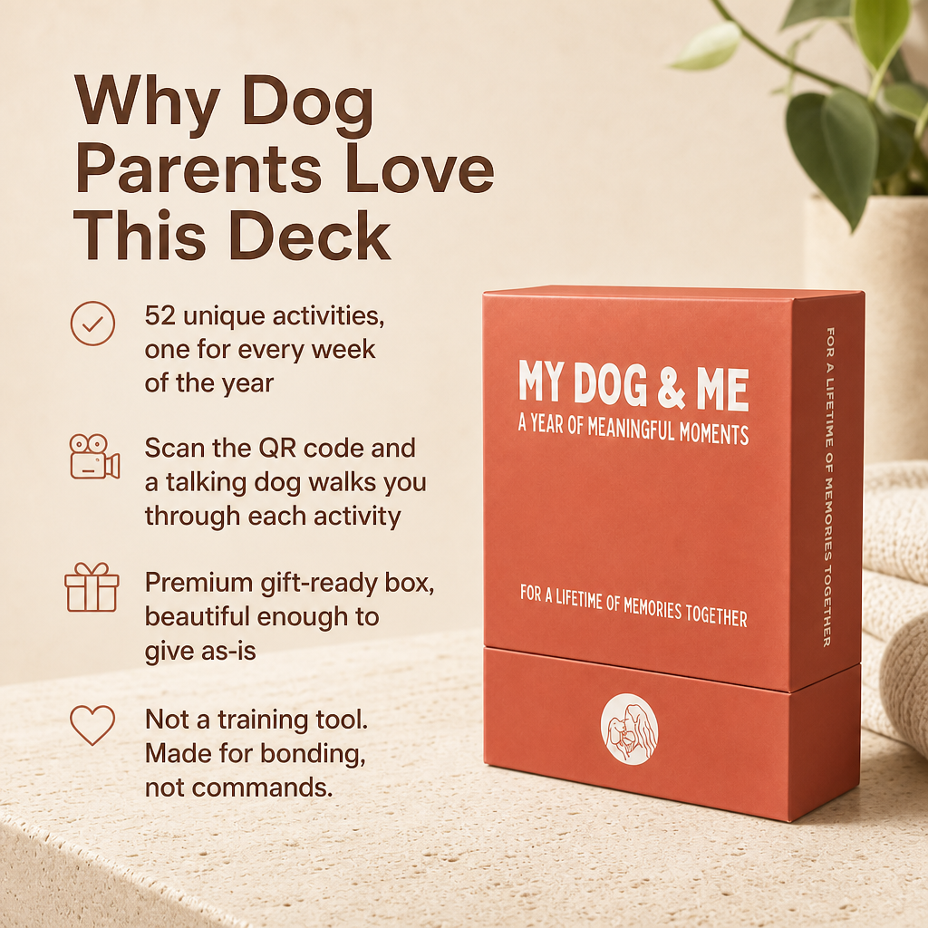 My Dog & Me Activity Card Deck | 52 Activities