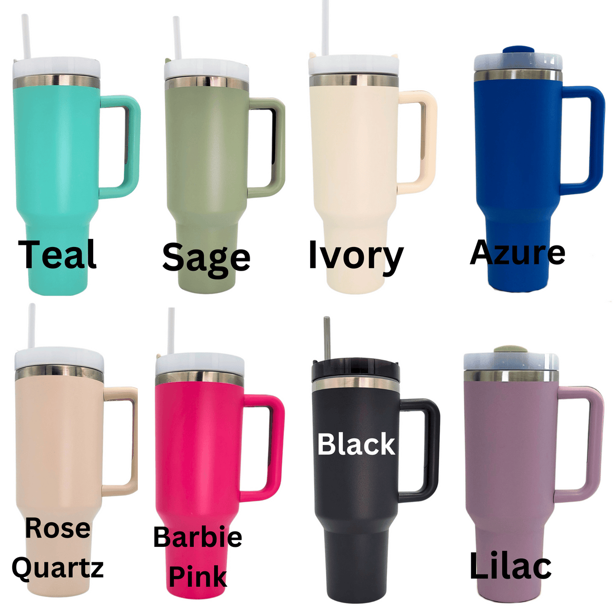 40 Oz. My Dog And I Talk %%%% About You - Handled Insulated Tumbler With Straw: Lilac