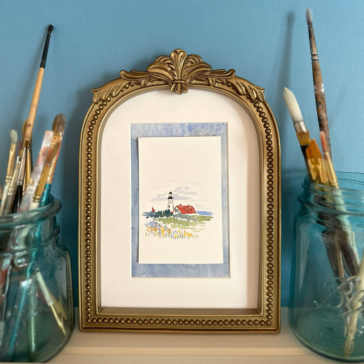 Lighthouse Mini Watercolor Painting Kit - Made in USA