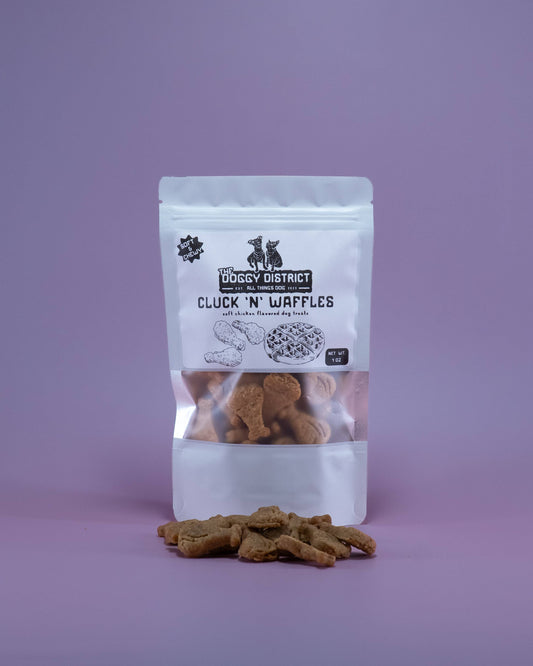 Cluck N' Waffles Soft Dog Treats - Made in USA