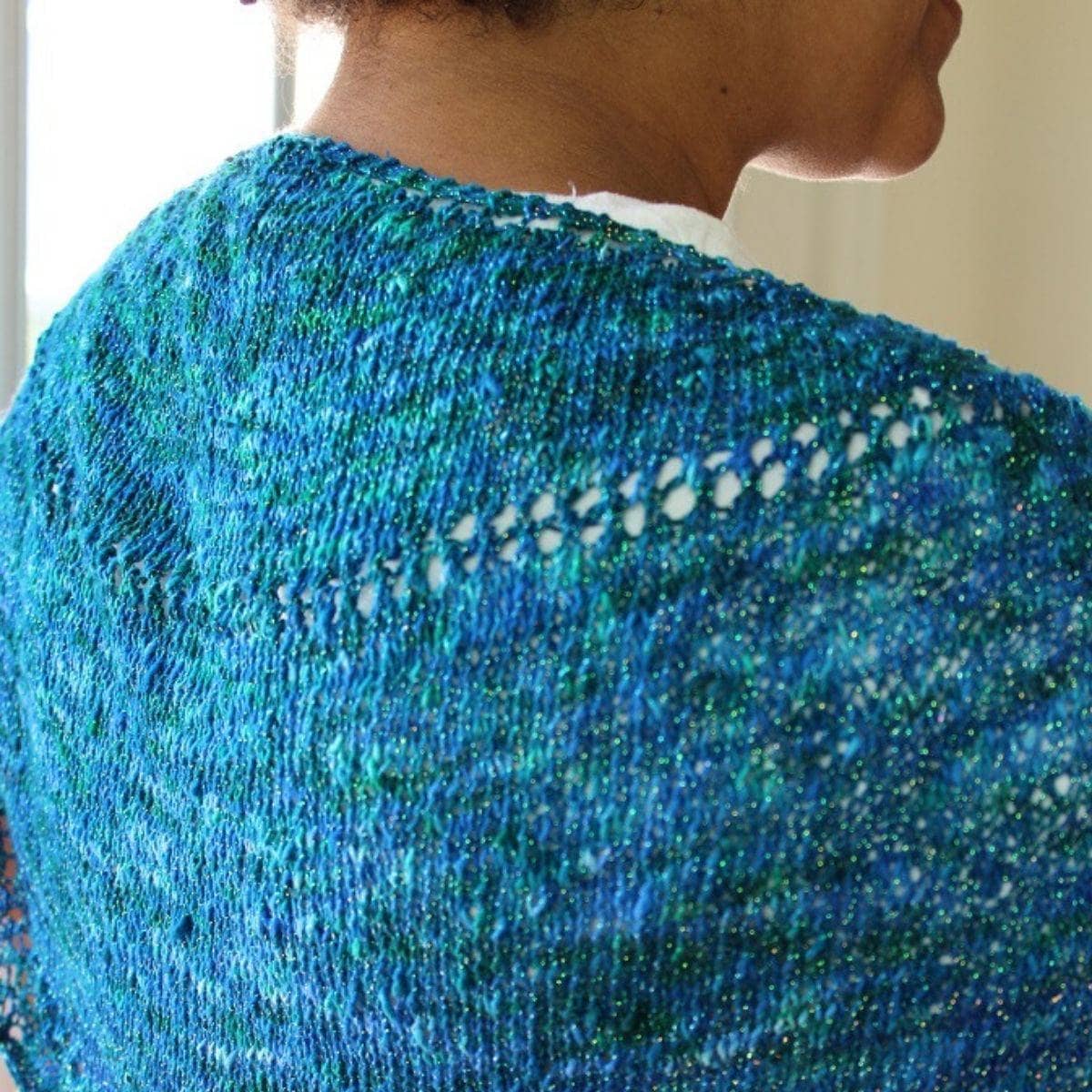 Enchantress Shawl Knitting Kit with Silk Yarn
