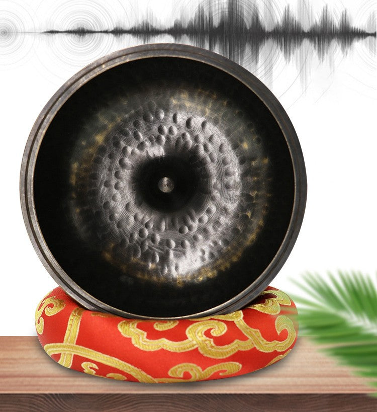 Black & Gold Singing Bowl Set