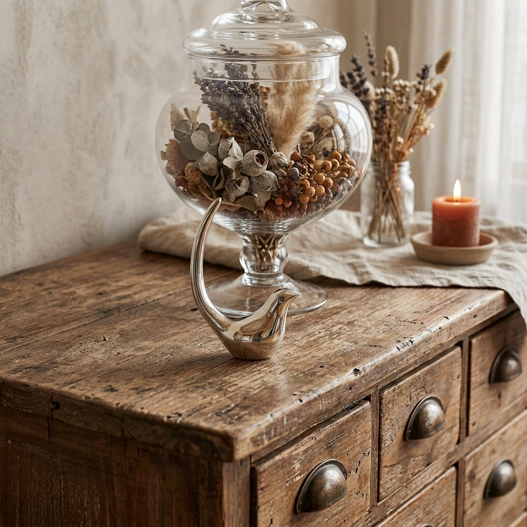 Silver Bird Ring Holder | Handcrafted Jewelry Organizer