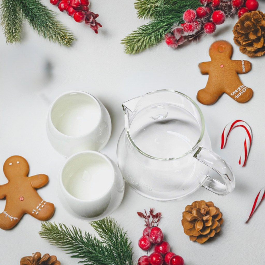 Aroma-Seeker Glass Coffee Server & Ceramic Cup Set