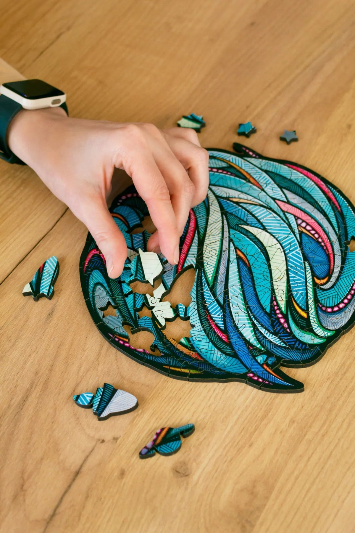 Blue Planet Wooden Puzzle | Space-Themed Pieces