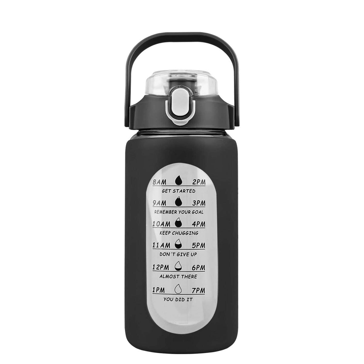 Glass Time-Marker Water Bottle