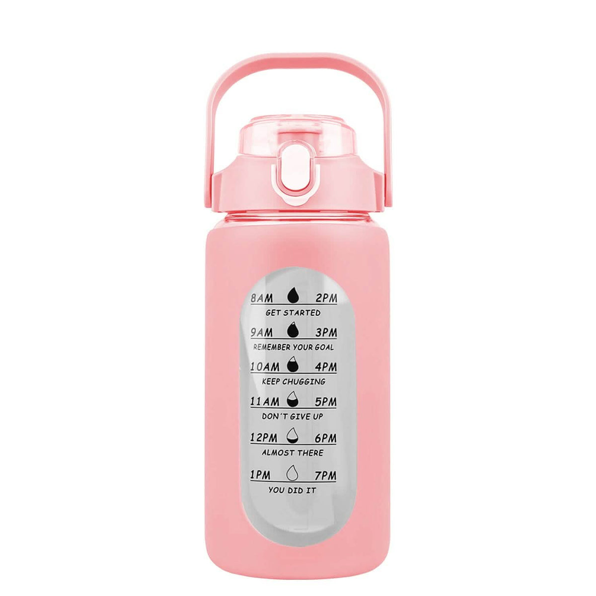 Glass Time-Marker Water Bottle