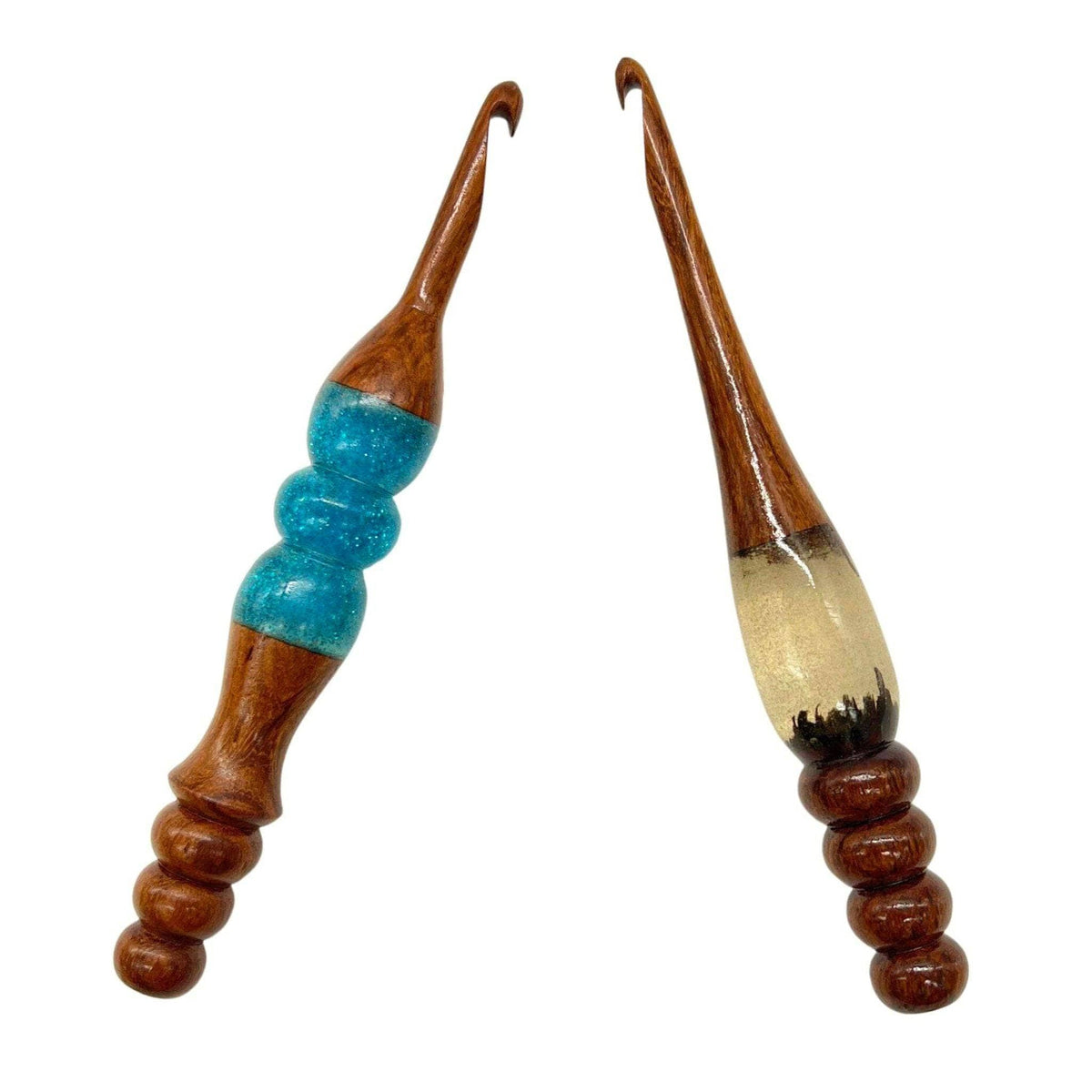 Sparkle Rosewood Crochet Hook | Handmade, Assorted Designs