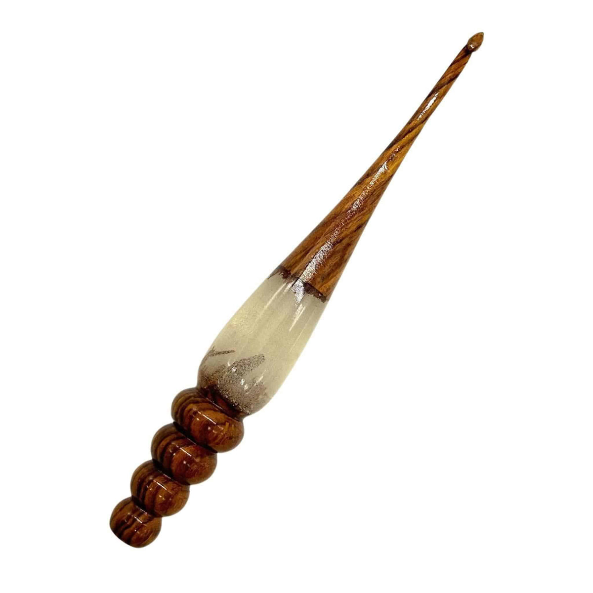 Sparkle Rosewood Crochet Hook | Handmade, Assorted Designs