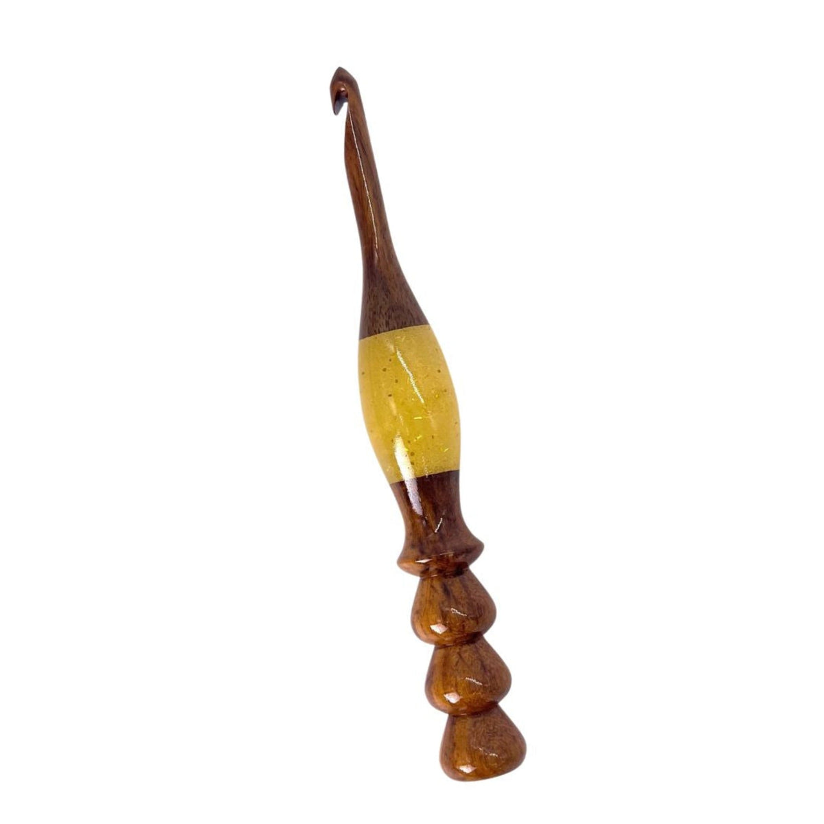 Sparkle Rosewood Crochet Hook | Handmade, Assorted Designs