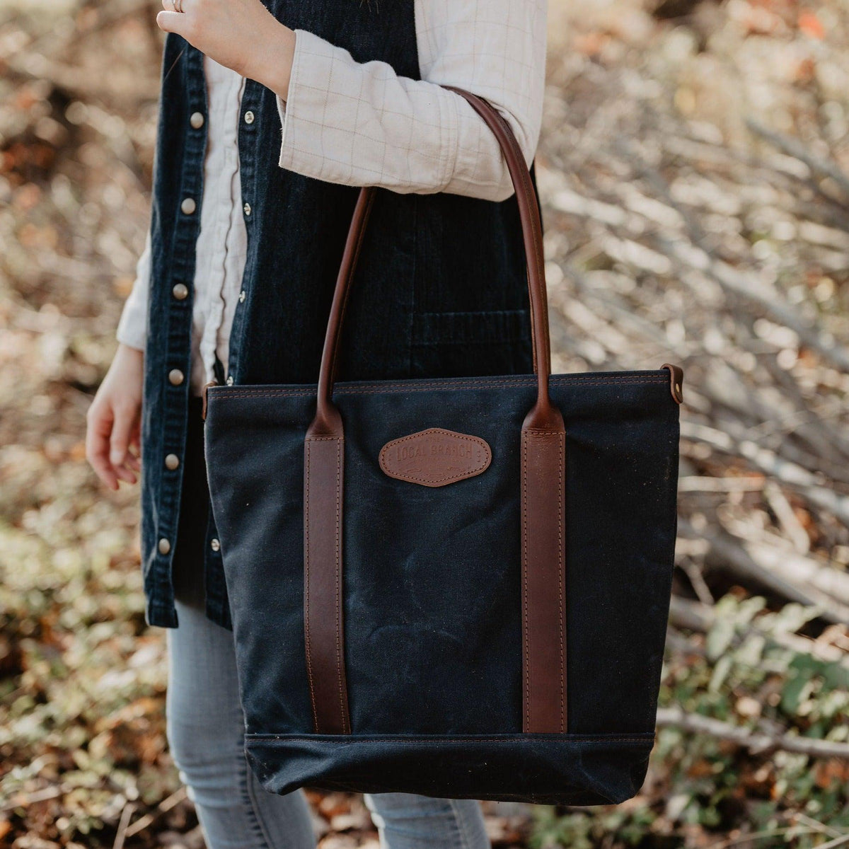 The Voyager Waxed Canvas Tote