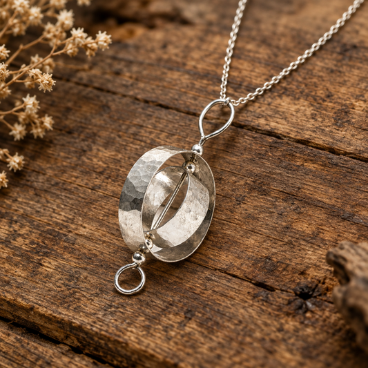 Karma Kinetic Spinning Necklace