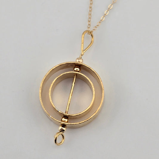Karma Kinetic Spinning Necklace
