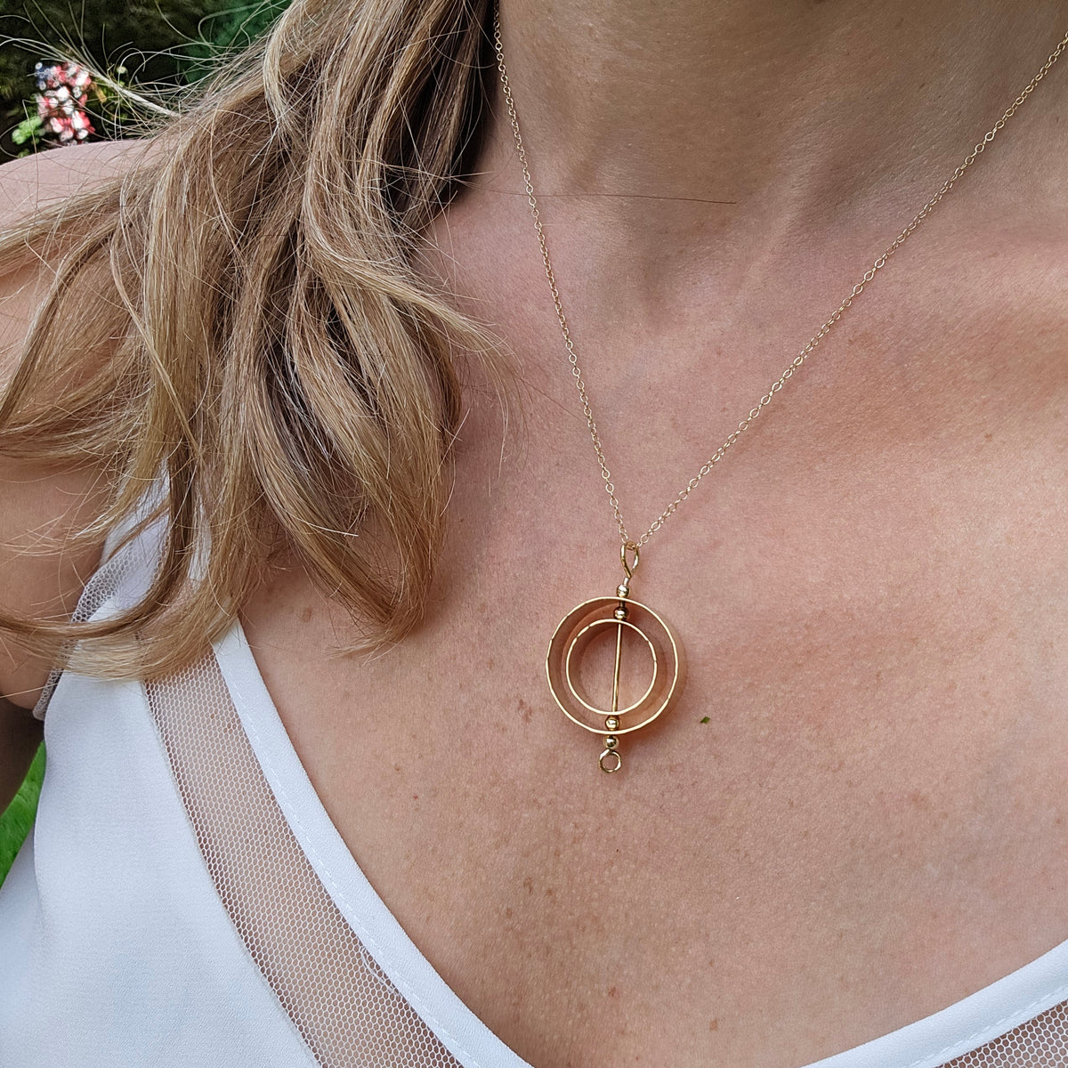 Karma Kinetic Spinning Necklace