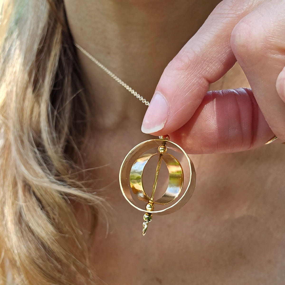 Karma Kinetic Spinning Necklace