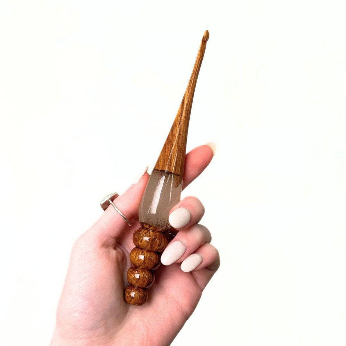 Sparkle Rosewood Crochet Hook | Handmade, Assorted Designs