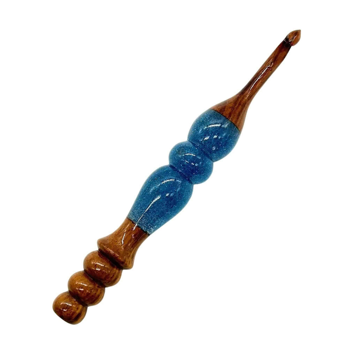 Sparkle Rosewood Crochet Hook | Handmade, Assorted Designs